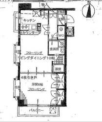 サンライズ国立の物件間取画像